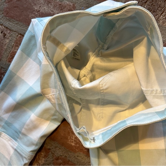 We The Free Blue and White Plaid Just Float On high-waist flare jeans size 29 - Picture 13 of 16